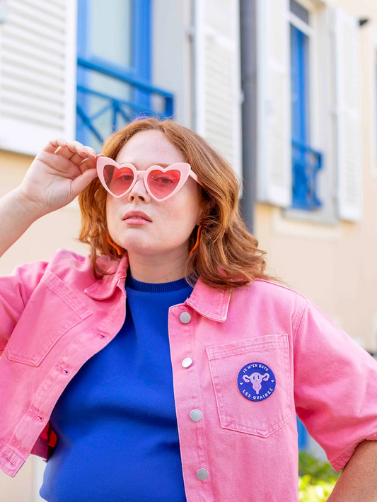 Patch thermocollant " Je m'en bats les ovaires "