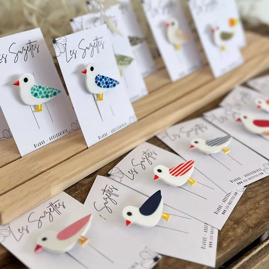 Broche "Oh my mouette"