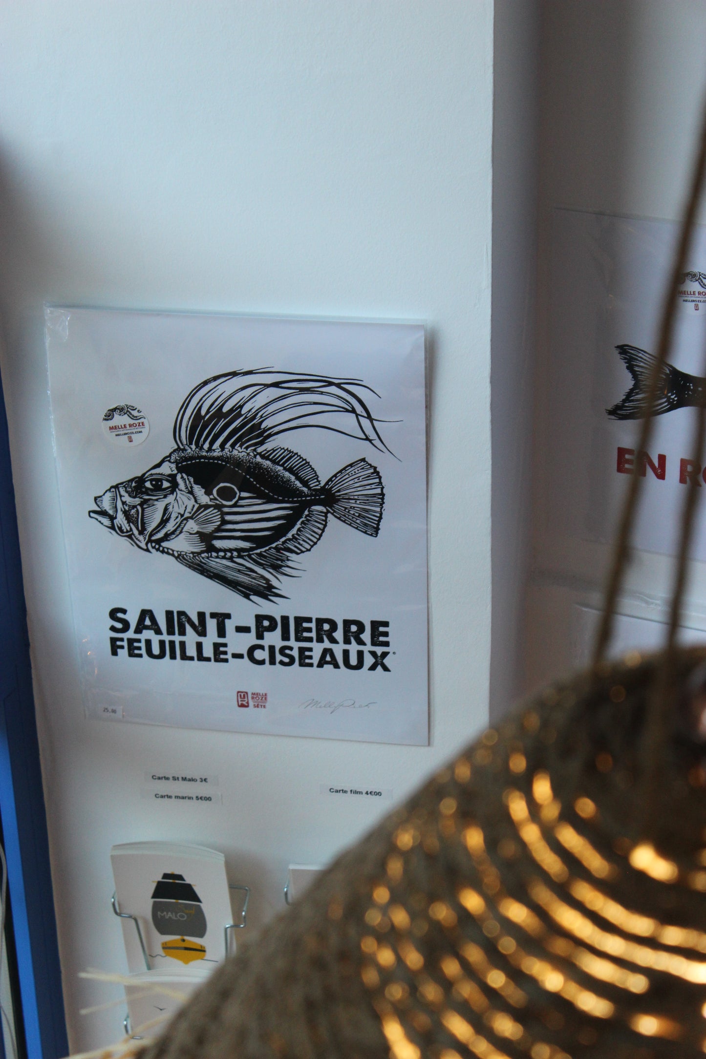 Affiche Saint-Pierre feuille ciseaux de MLLE ROZE