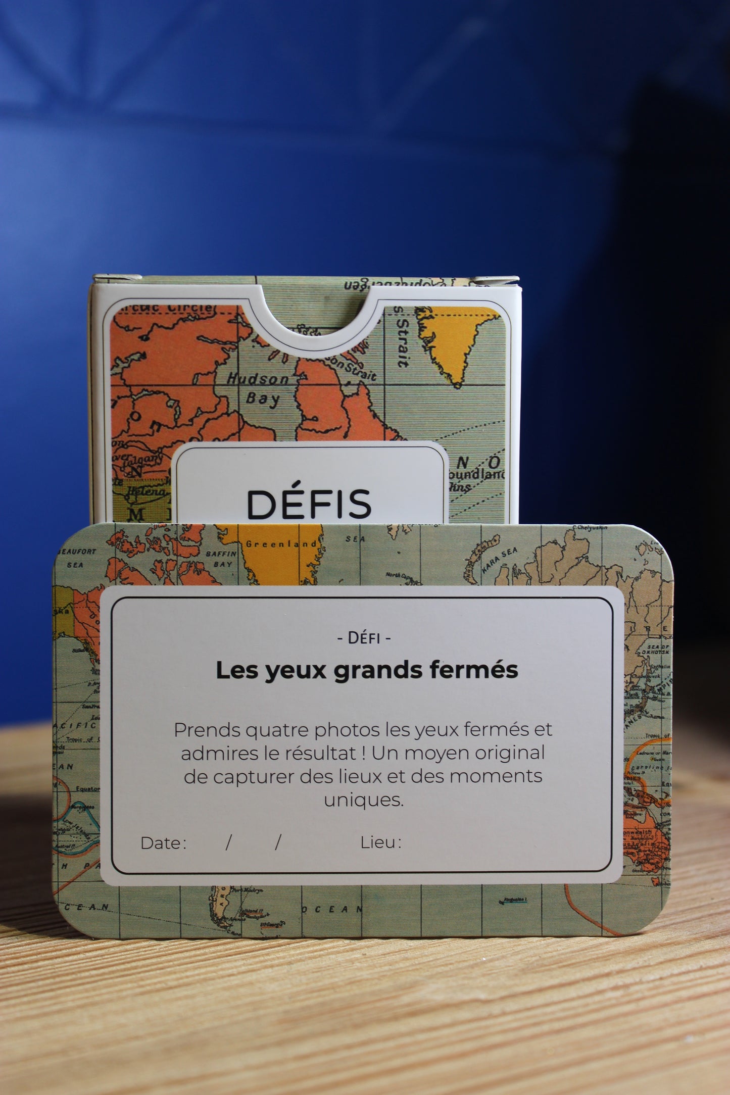 Jeux de cartes défis voyage