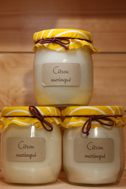 Bougie Levenez " Citron meringué "