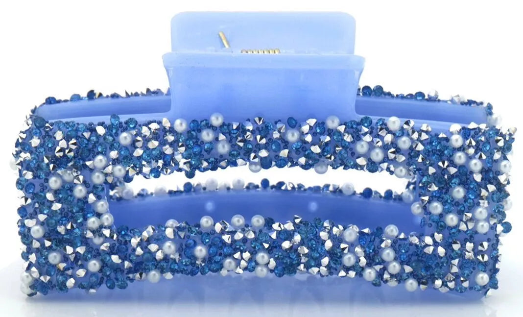 Pince à cheveux perles paillettes