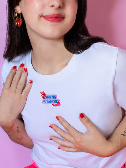 Patch thermocollant "Burn the patriarchy"
