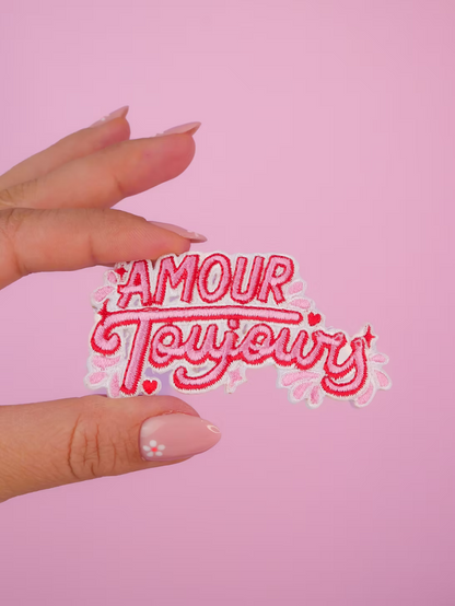 Patch thermocollant "Amour toujours"