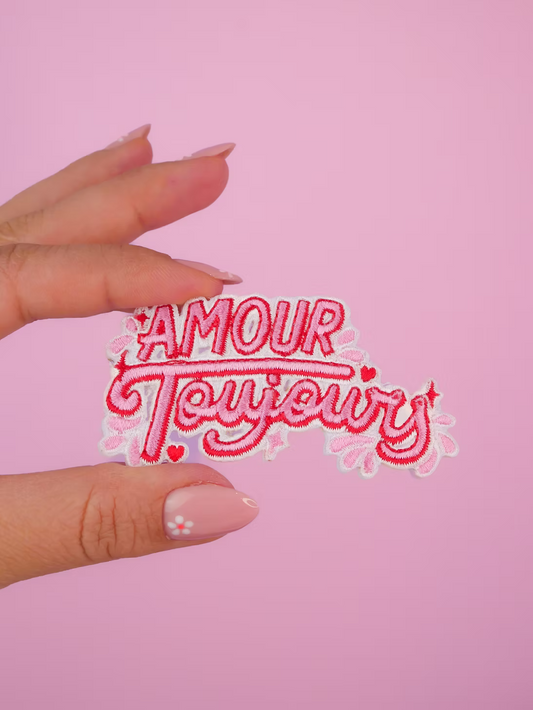 Patch thermocollant "Amour toujours"