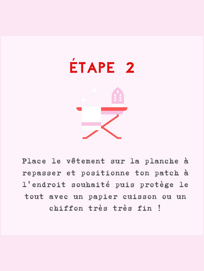 Patch thermocollant " Je m'en bats les ovaires "