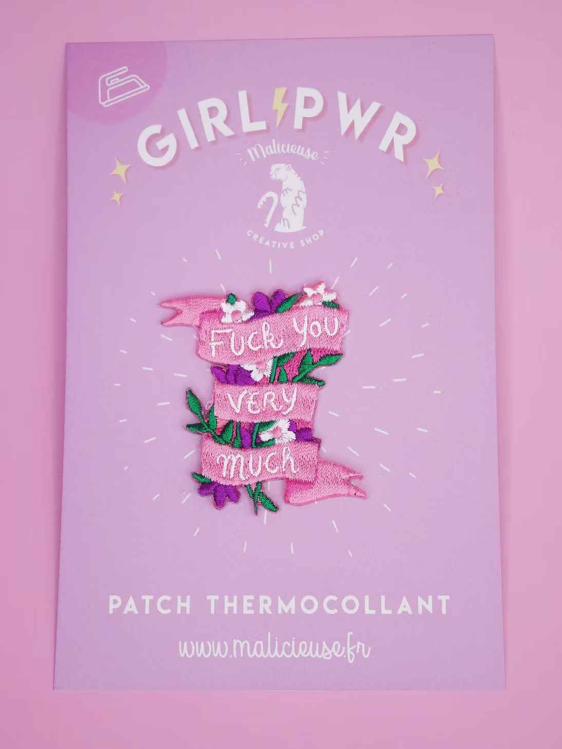 Patch thermocollant "Fuck you very much"
