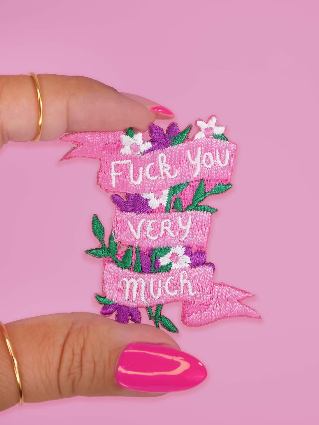 Patch thermocollant "Fuck you very much"