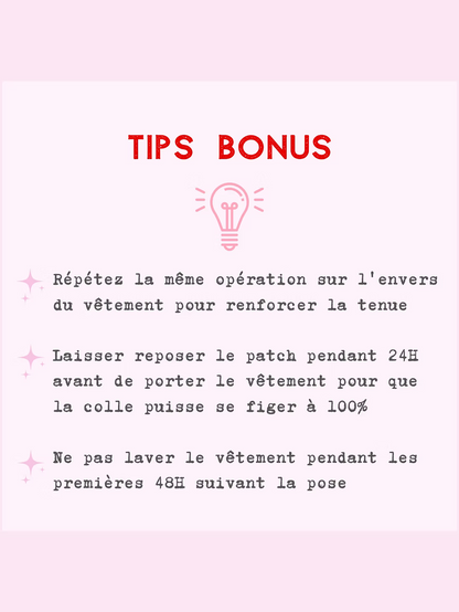 Patch thermocollant " Je m'en bats les ovaires "