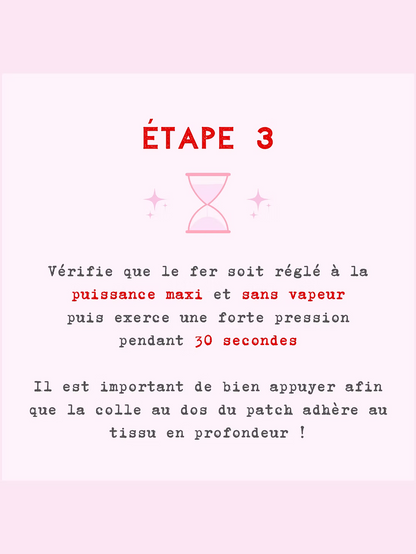 Patch thermocollant " Je m'en bats les ovaires "