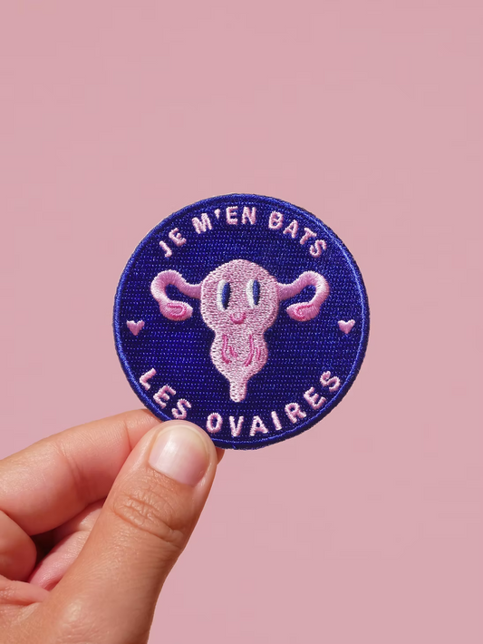 Patch thermocollant " Je m'en bats les ovaires "