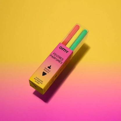 Boite de 9 feutres parfumés