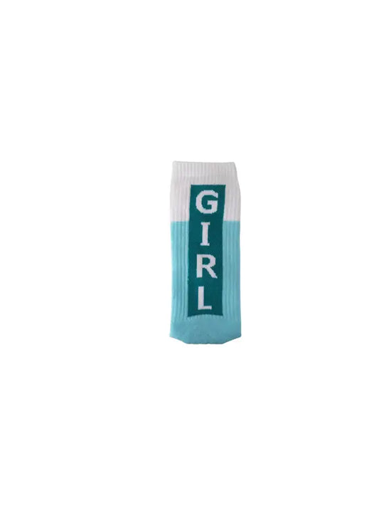 Chaussettes Pegada " Girl power bleue "