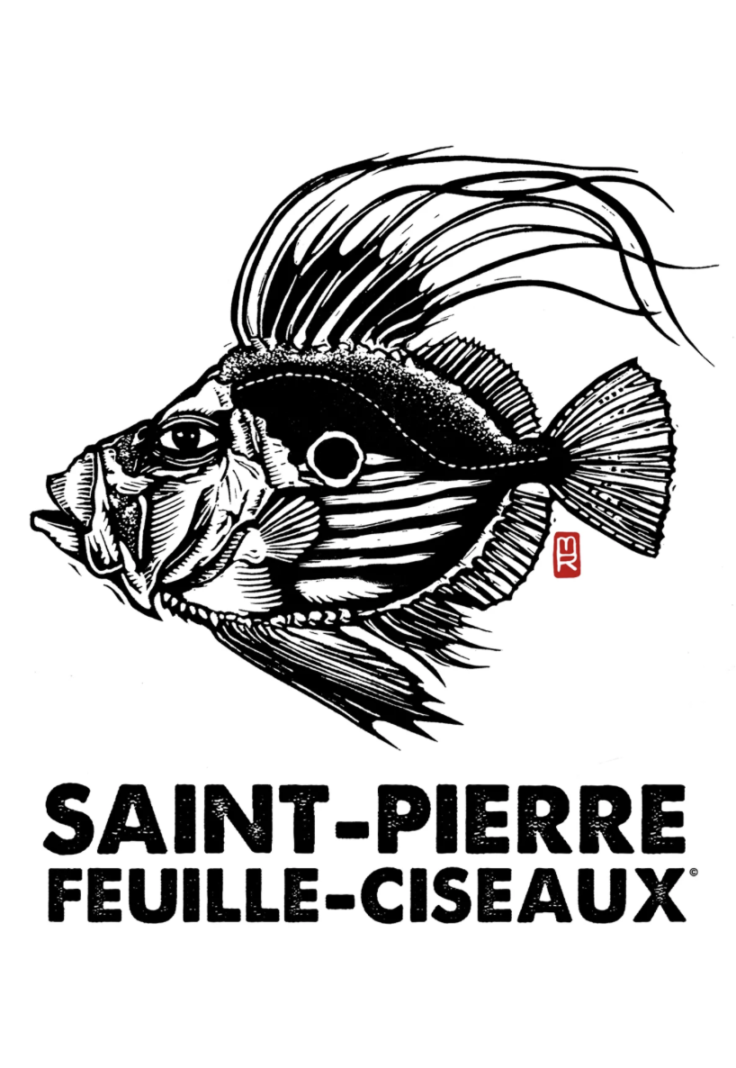Affiche Saint-Pierre feuille ciseaux de MLLE ROZE