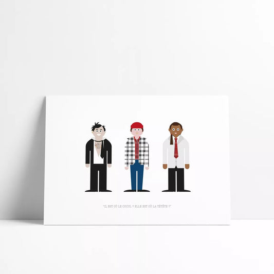 Carte "LES TROIS FRÈRES"