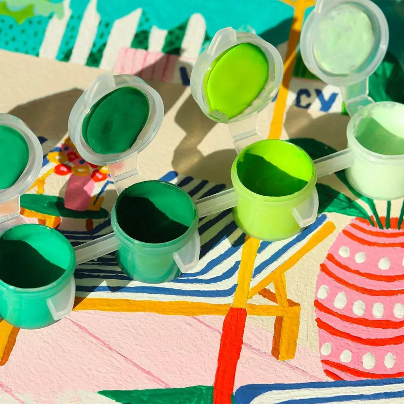 Kit peinture numéro "Motel pool"