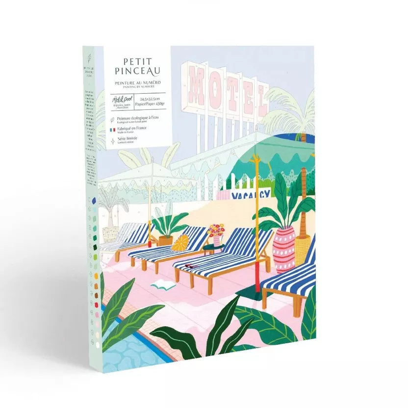 Kit peinture numéro "Motel pool"