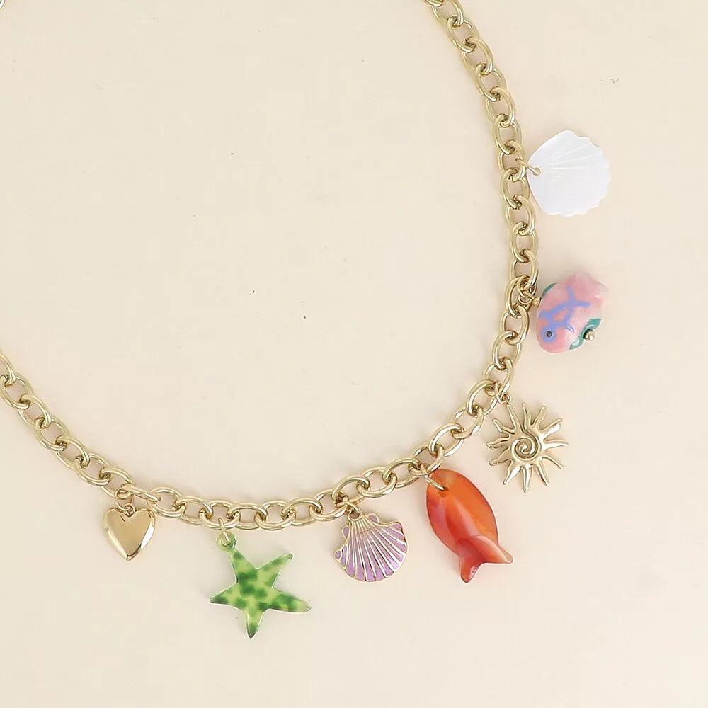 Colliers coquillages
