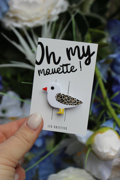 Broche "Oh my mouette"