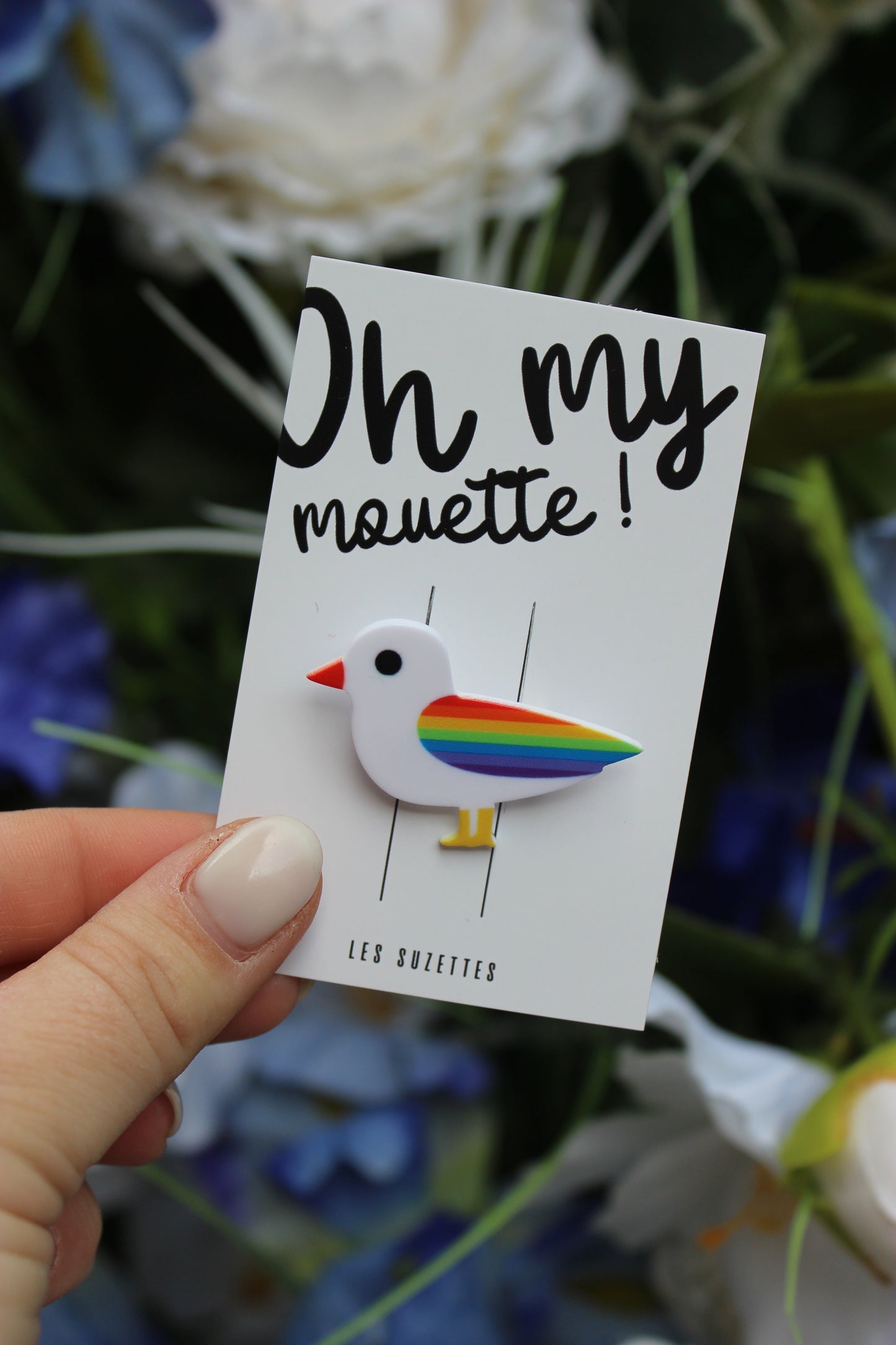 Broche "Oh my mouette"