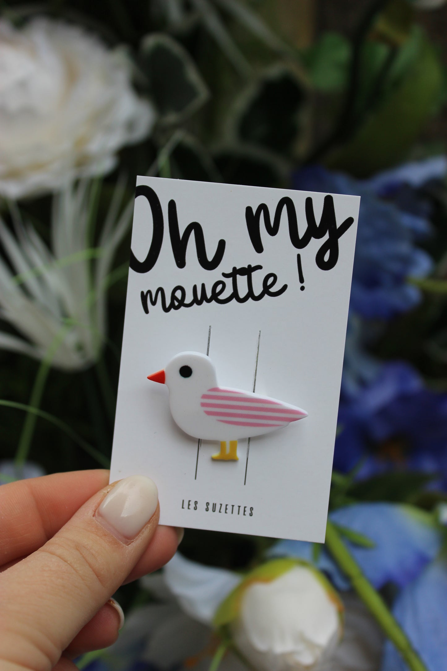 Broche "Oh my mouette"