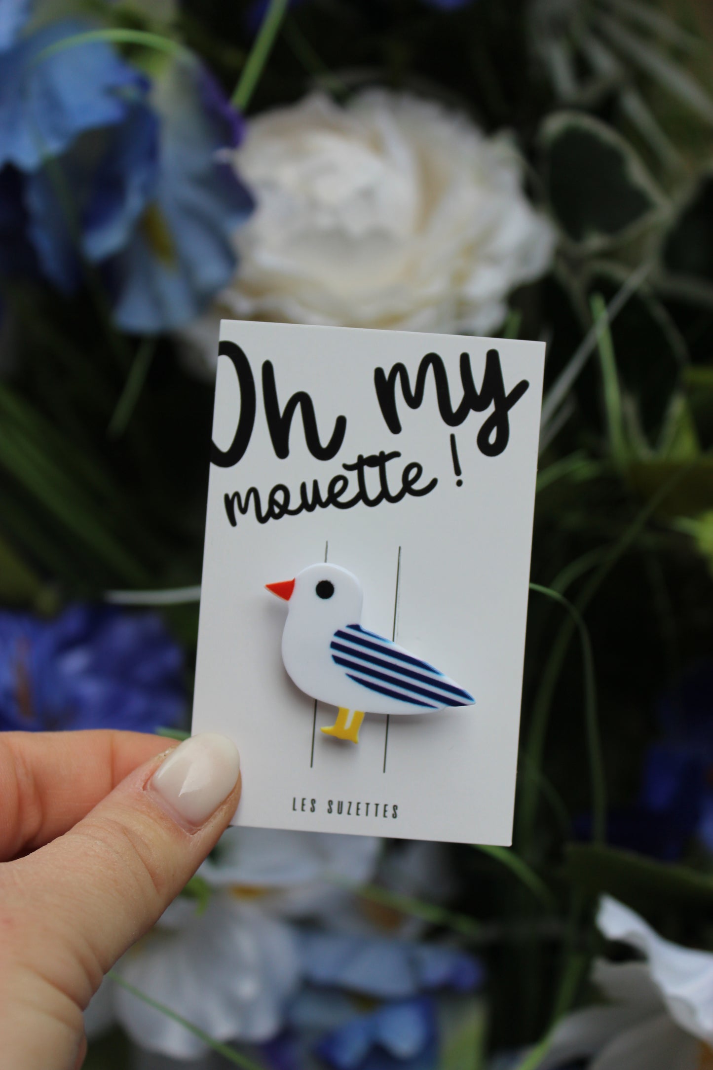 Broche "Oh my mouette"