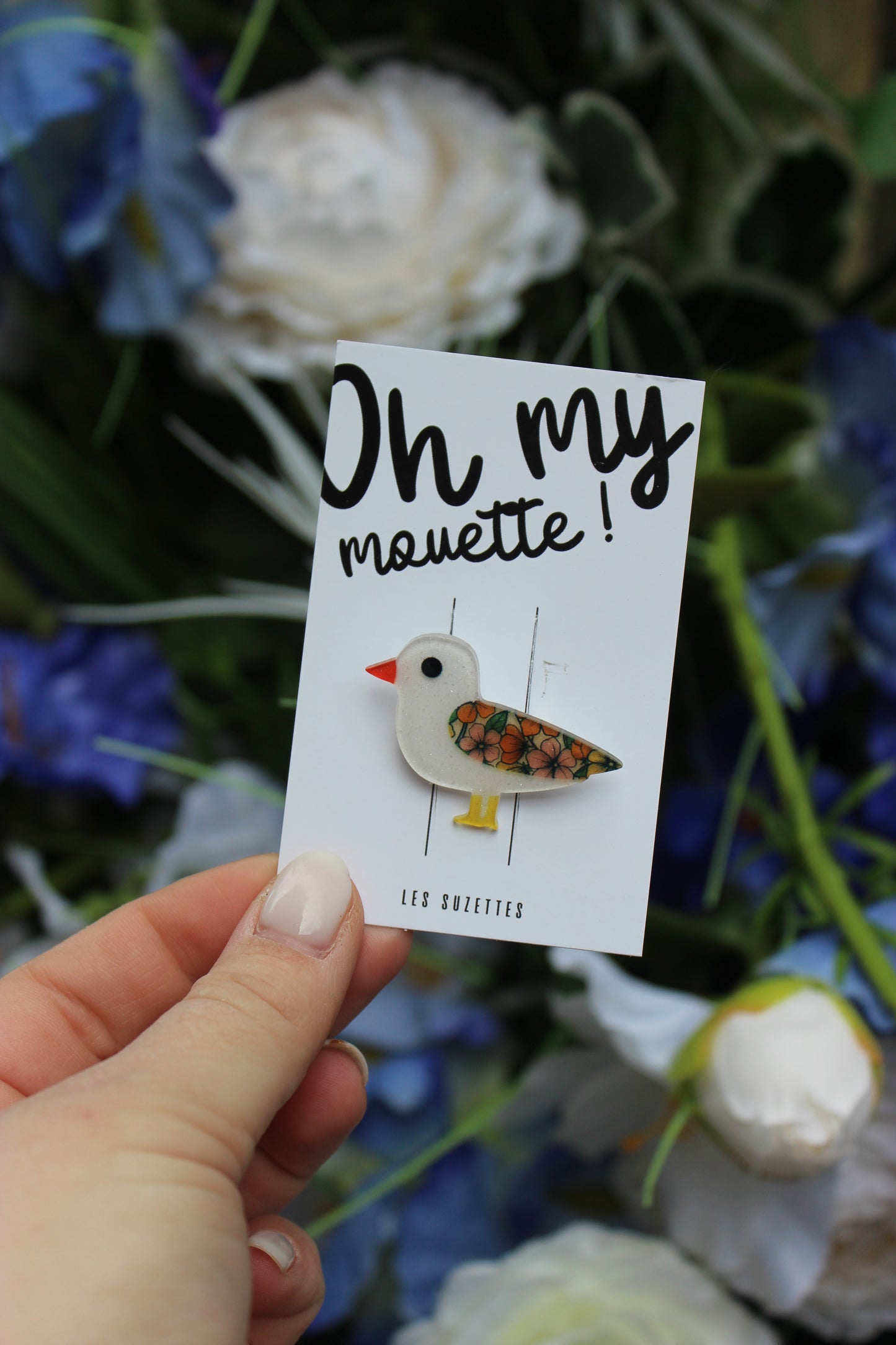 Broche "Oh my mouette"