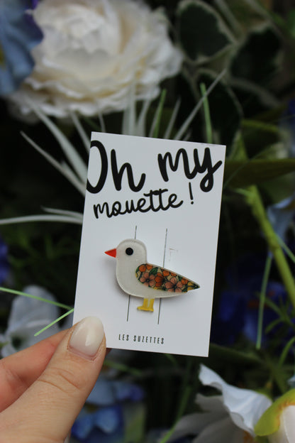 Broche "Oh my mouette"