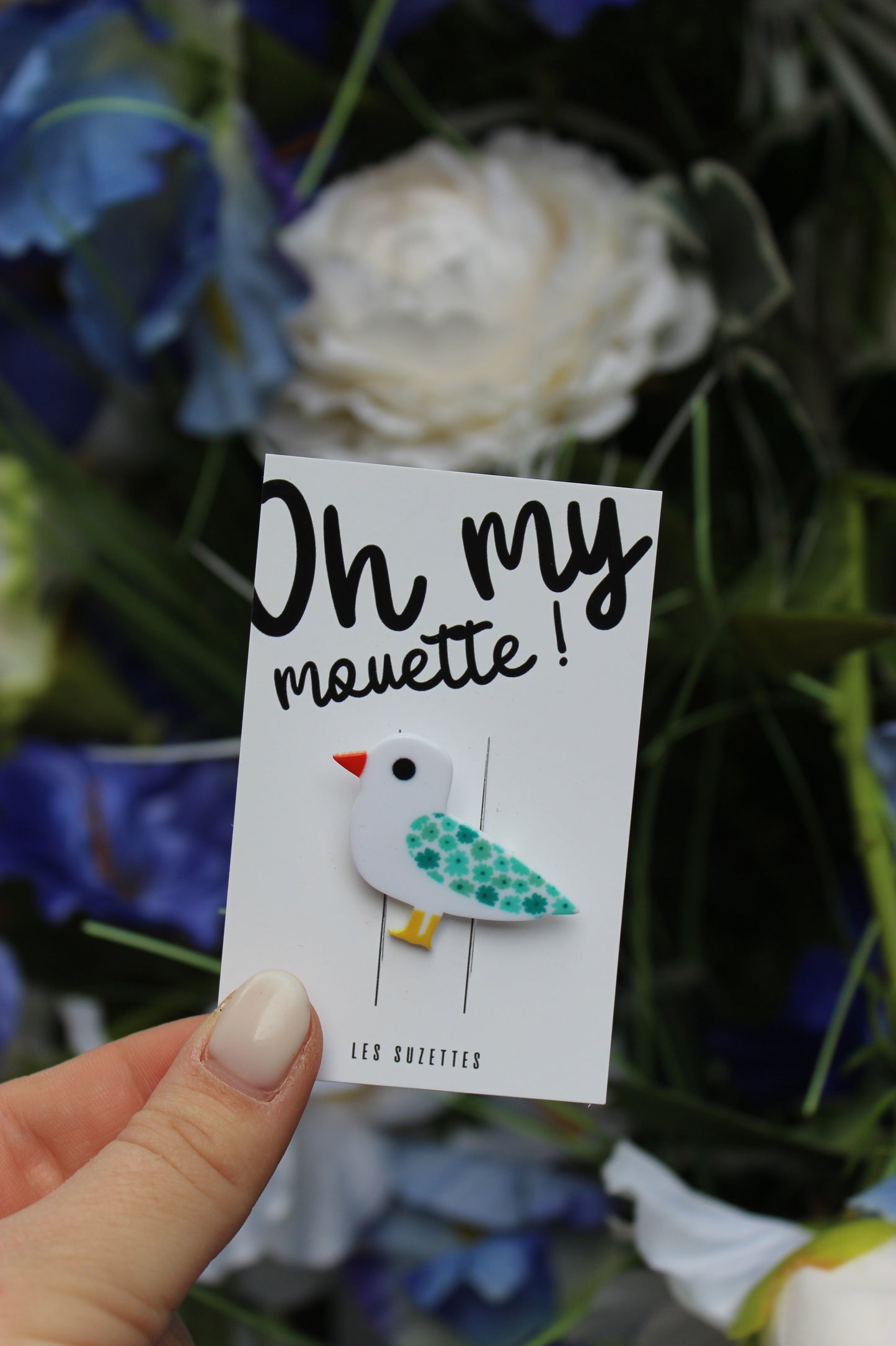 Broche "Oh my mouette"