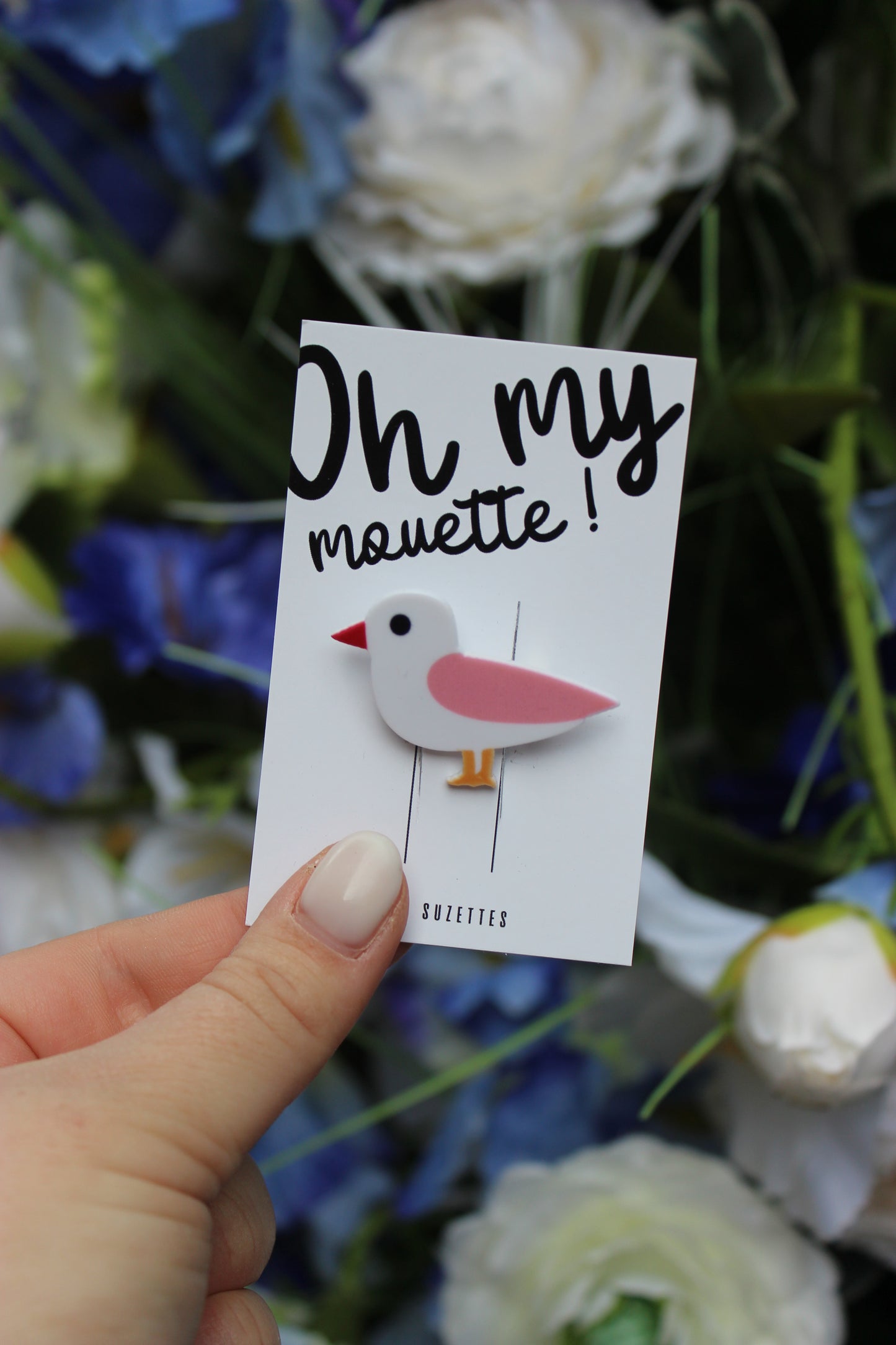 Broche "Oh my mouette"