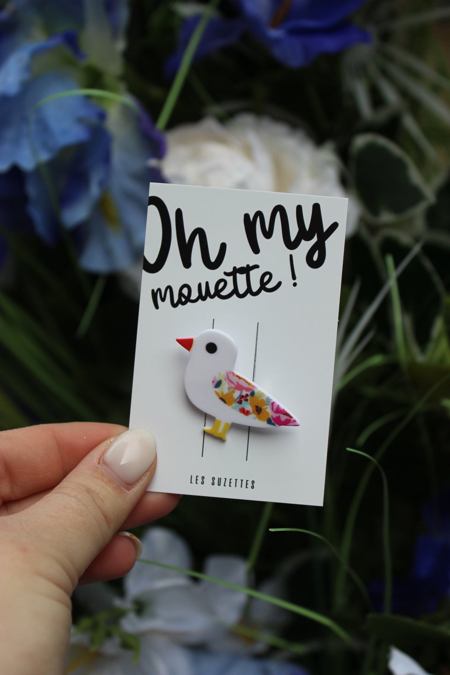 Broche "Oh my mouette"
