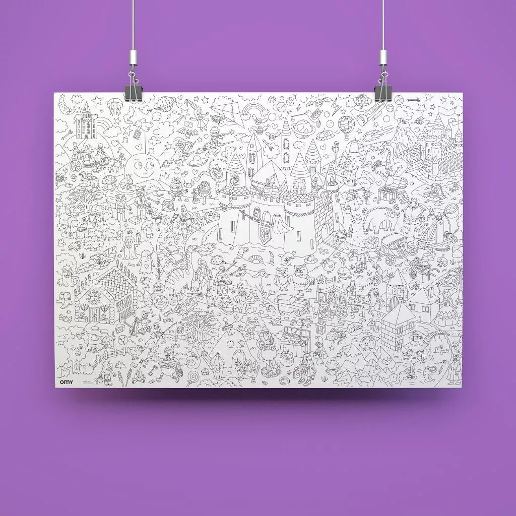 Poster géant à colorier
