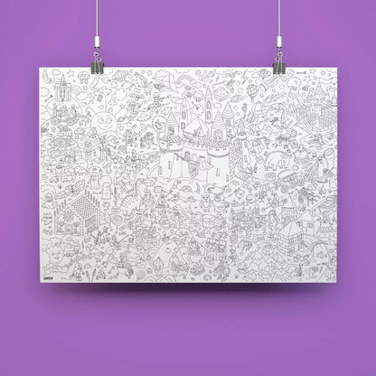 Poster géant à colorier