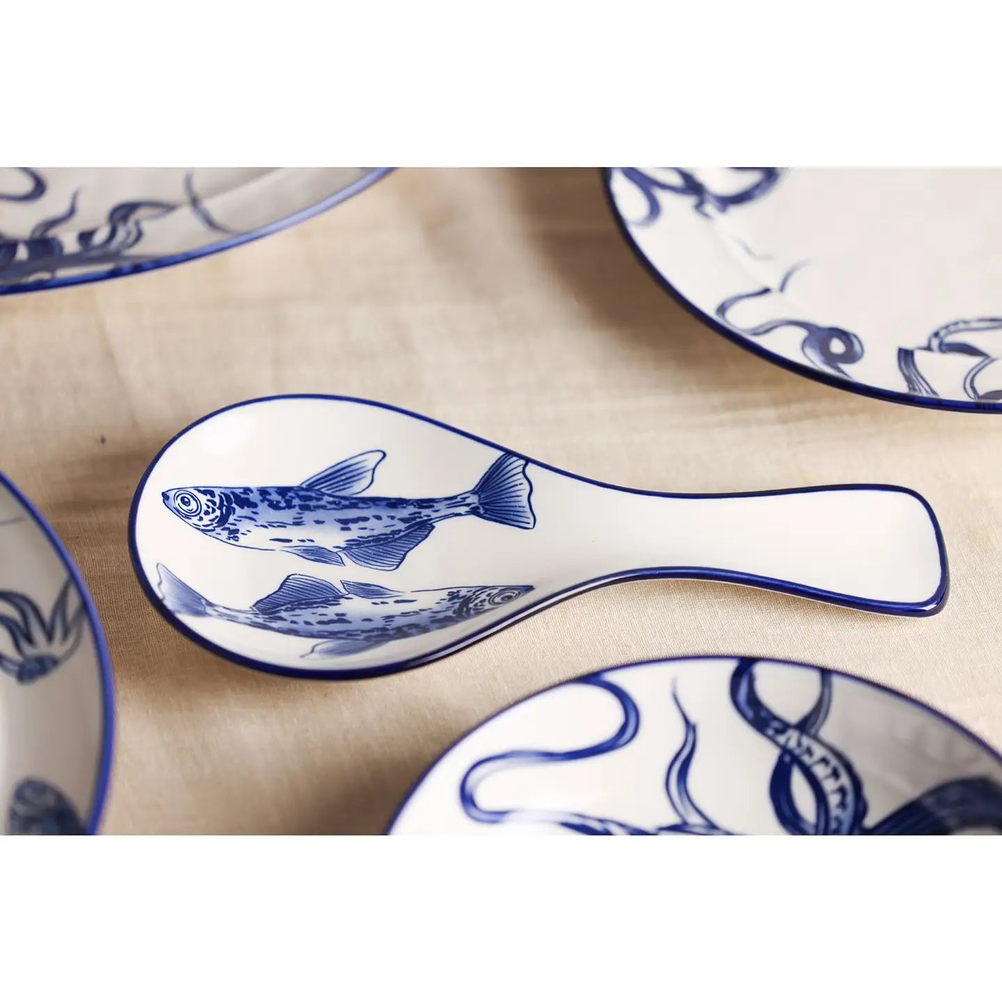 Repose cuillère poisson