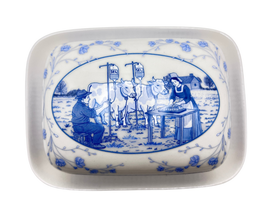 Beurrier breton en porcelaine Demi-Doux – Take a Breizh